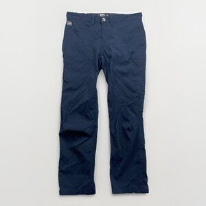 Helly Hansen Tech Pants Mens S Navy Blue Outdoor Stretch Hiking Pocket Trail